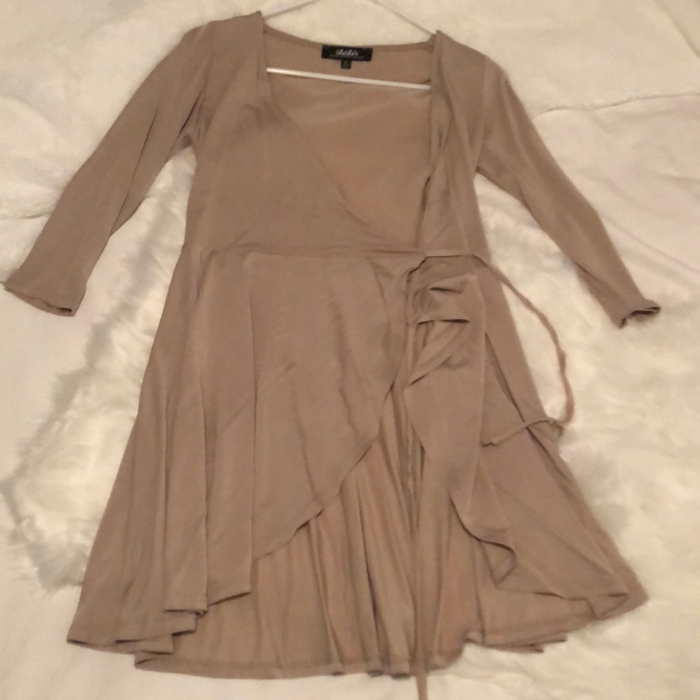 Lulus wrap mini dress